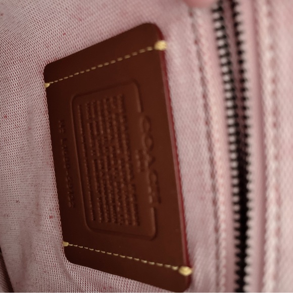 LIKE NEW! COACH Dakotah Satchel in Burgundy Bag Women - Picture 11 of 12